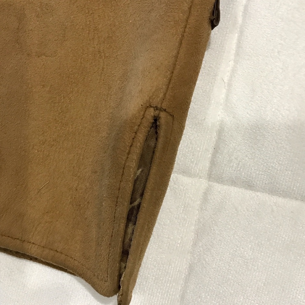 Vintage Joo-Kay Classic Tan and Brown Leather Jacket size 12 - Picture 11 of 14